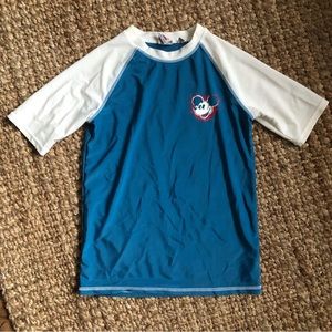 Disney junk food clothing boys rash guard